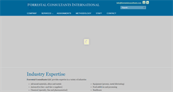 Desktop Screenshot of forrestalconsultants.com